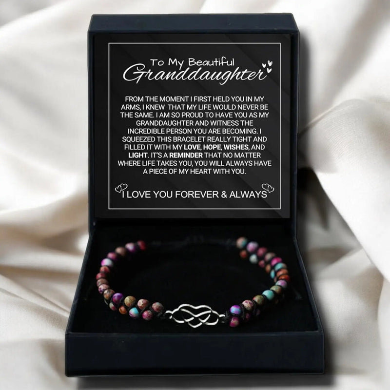 To My Granddaughter - Forever & Always - Bracelet
