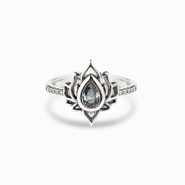 F♥︎ck It And Begin Again Lotus Ring