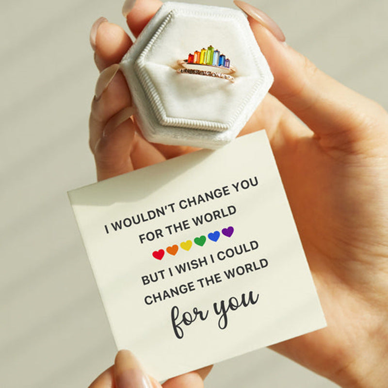 Rainbow Appreciation Ring