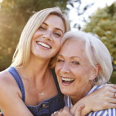 Mother and daughter - infinity necklace