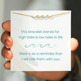 High Tides & Low Tides - Ocean Wave Bracelet