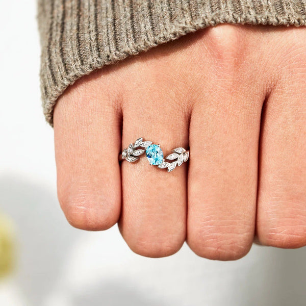 To My Daughter - Topaz Gem Ring