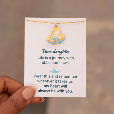 Gift For Daughter - wave Necklace