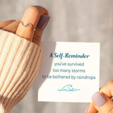 Self Reminder Wave Ring
