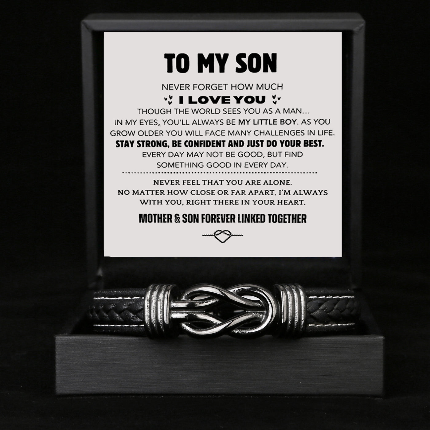 To My Son - Infinity Bracelet