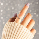 Self Reminder Wave Ring