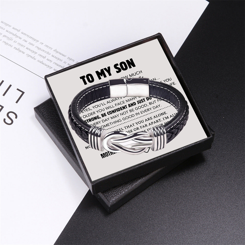 To My Son - Infinity Bracelet