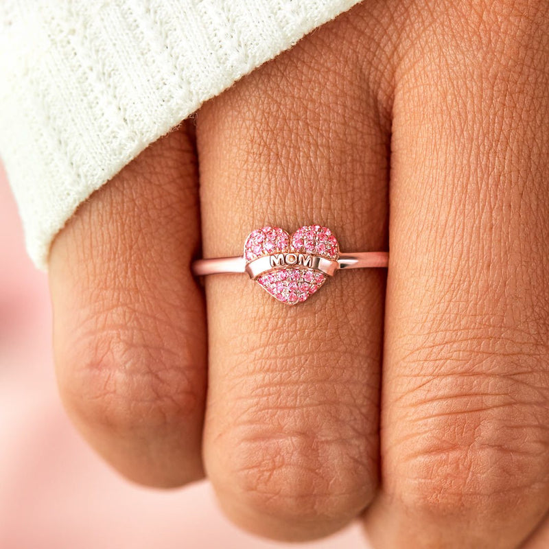 Mom Heart Ring