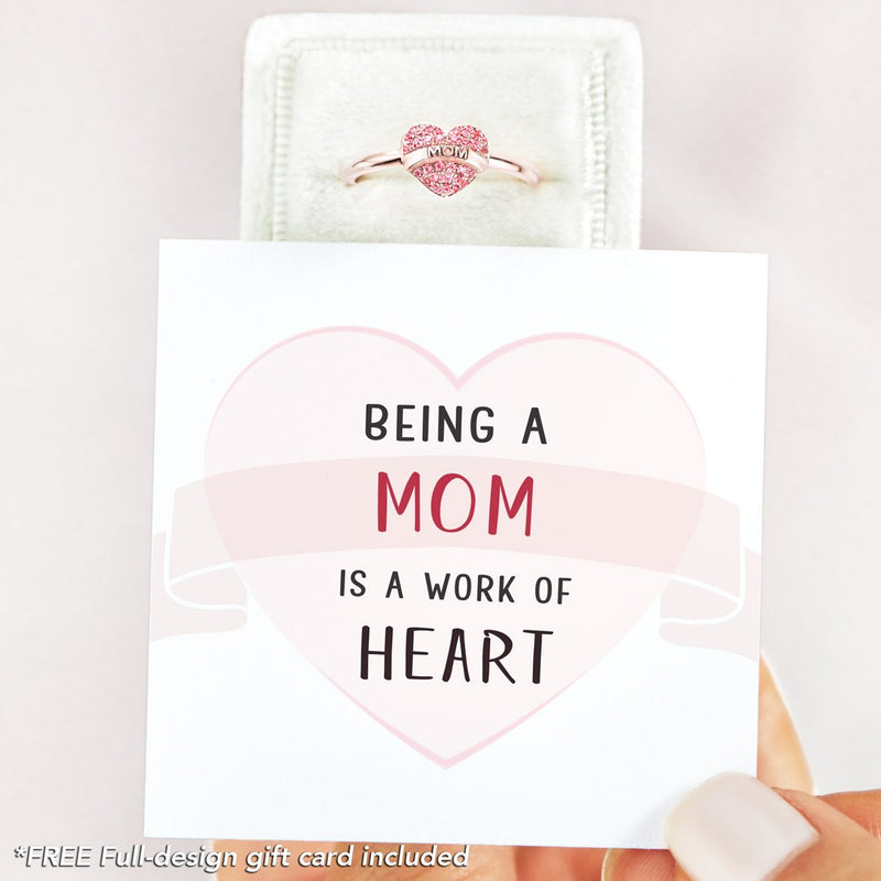 Mom Heart Ring