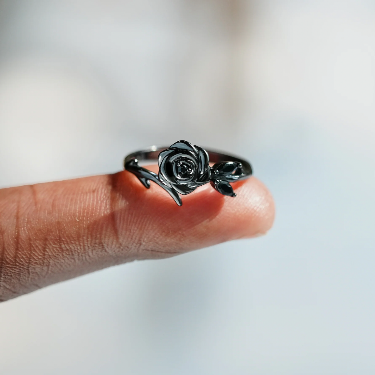 Strong As F*ck - Black Rose Ring