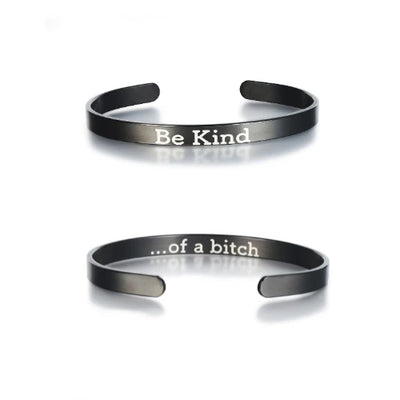 Be Kind Cuff Mantra Bracelet