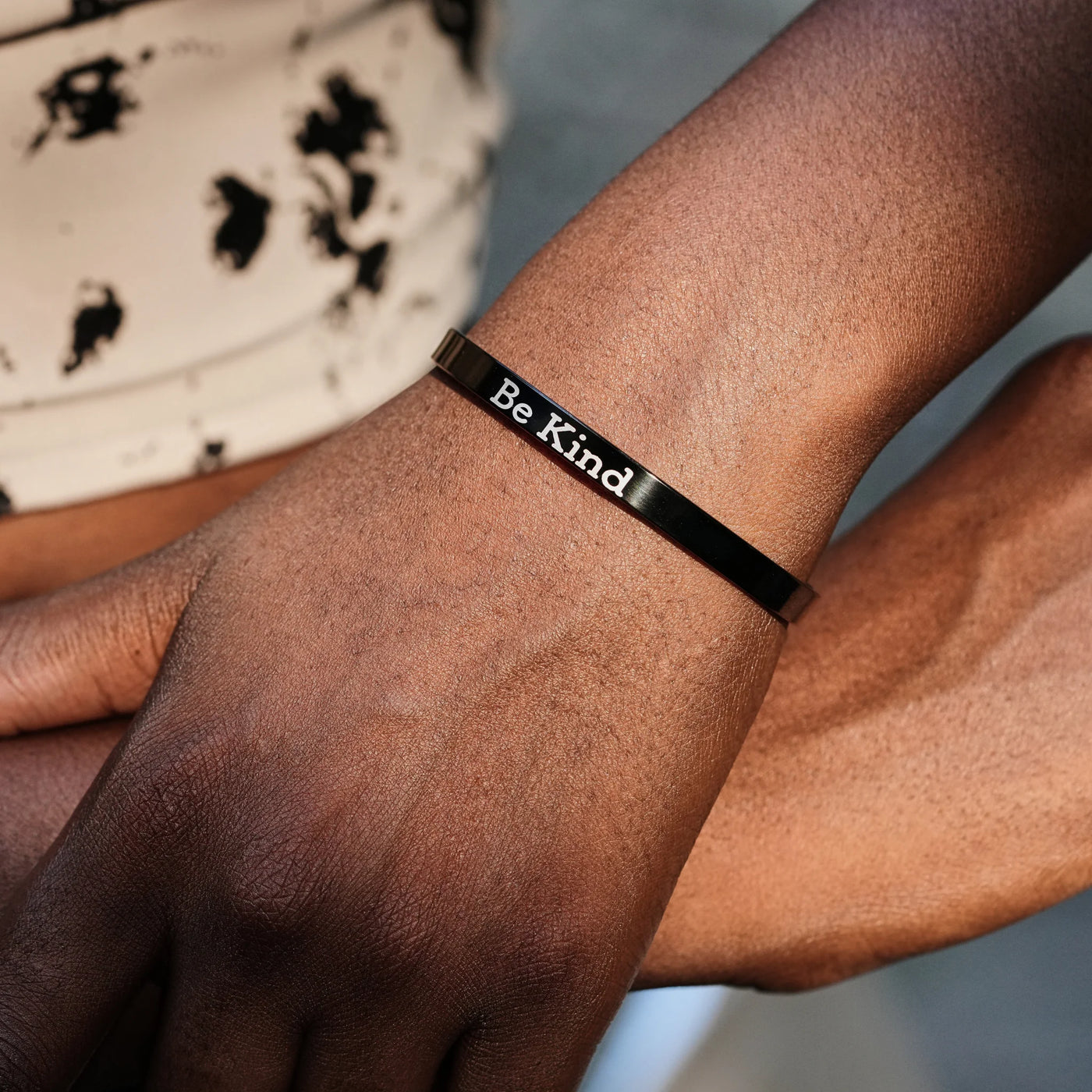 Be Kind Cuff Mantra Bracelet