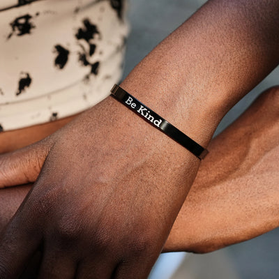 Be Kind Cuff Mantra Bracelet